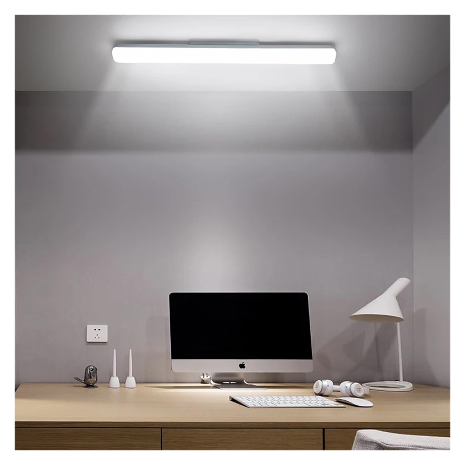 Luces de Imagen para Pared Lámpara de Pared LED con Pilas Baño Luz de Espejo a Prueba de Humedad Decoraciones de Hotel para el hogar Faro de Espejo Luces de Pared de Noche súper Brillantes Luces de