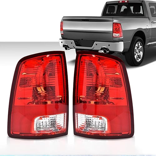 Miniatura 7 de PIT66 Luces traseras rojas derechas sin bombillas compatibles con Dodge Ram 2009-2018 15002010-2018 Dodge Ram 25002010-2018 Dodge Ram 35002019-2020