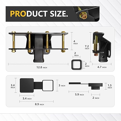 Miniatura 3 de Kit de remolque de remolque para Jeep Wrangler con arnés de cableado de 4 pines compatible con Jeep Wrangler JK JKU 2007-2018 con cubierta, combo de