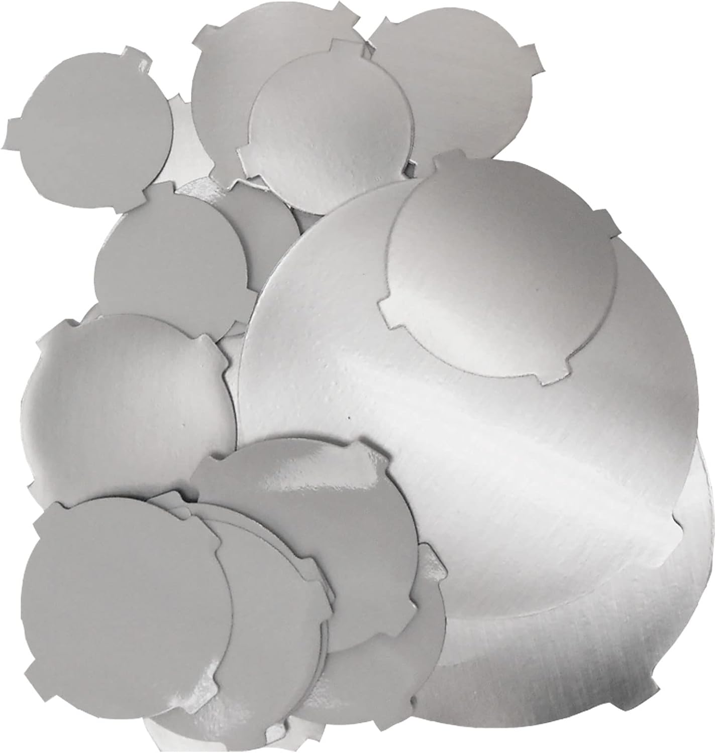 HAL PACKAGING CONSUMABLES One Piece Induction Liner for PET, PVC Containers, Box with 500 units (89 mm Round with Tabs)