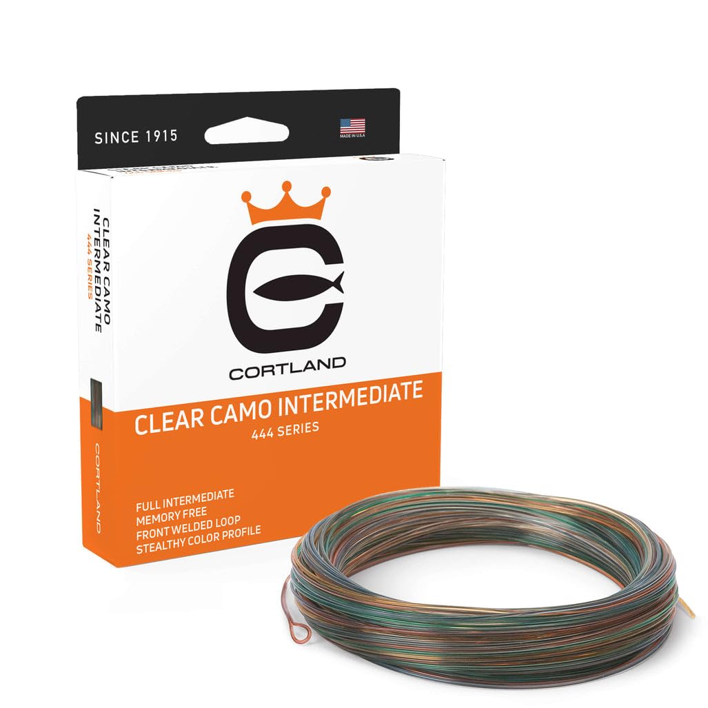 Cortland 444 Intermediate Clear Camoflage Weight Forward Fly Line WF6