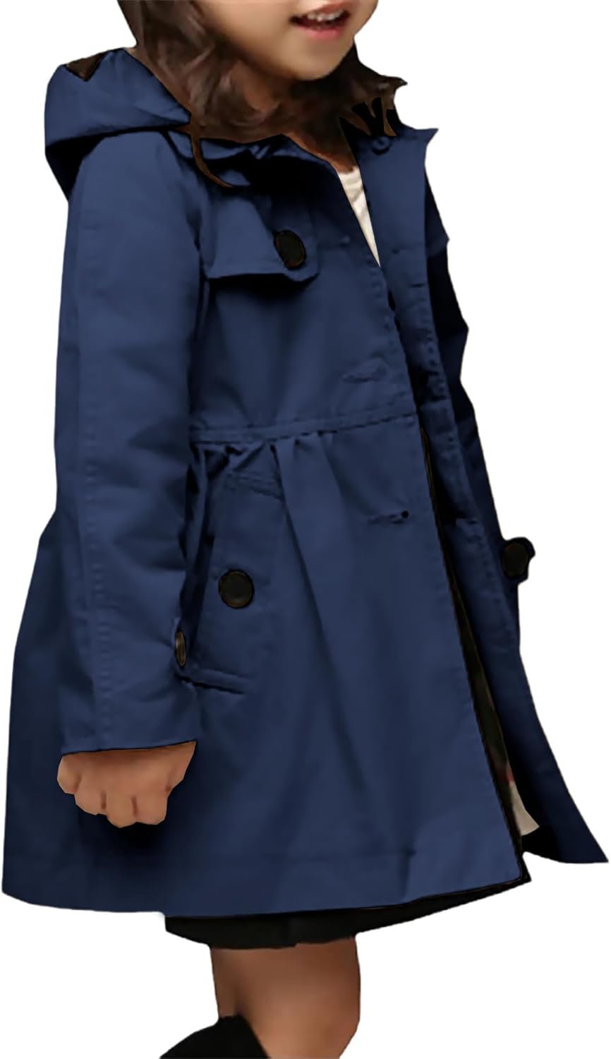 Betusline Girl’s Single Breasted Trench Coat Dress Coat Outerwear, 2-14 Years Betusline Girl’s Single Breasted Trench Coat Dress Coat Outerwear, 2-14 Years