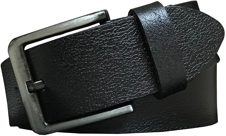 100% genuine luxury leather black denim belt 4.5cm