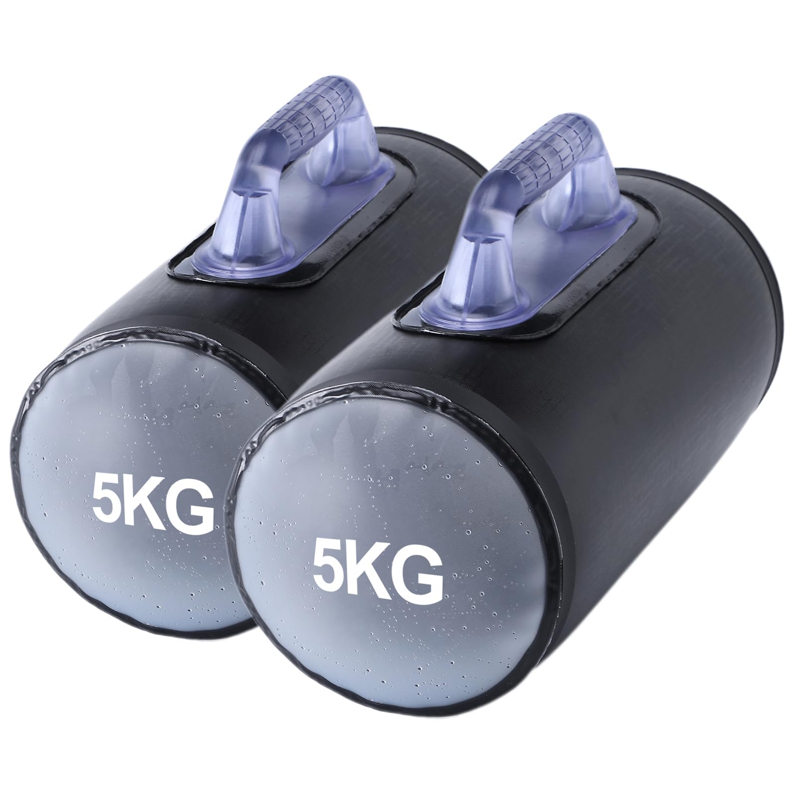Manubri Acqua, Manubri Pieghevoli Regolabili, Borsa Pesi Acqua, Attrezzatura Fitness Portatile, Manubri Pesi Regolabili Fino a 10 kg/Paio, per Allenamento della Forza, Allenamento di Base