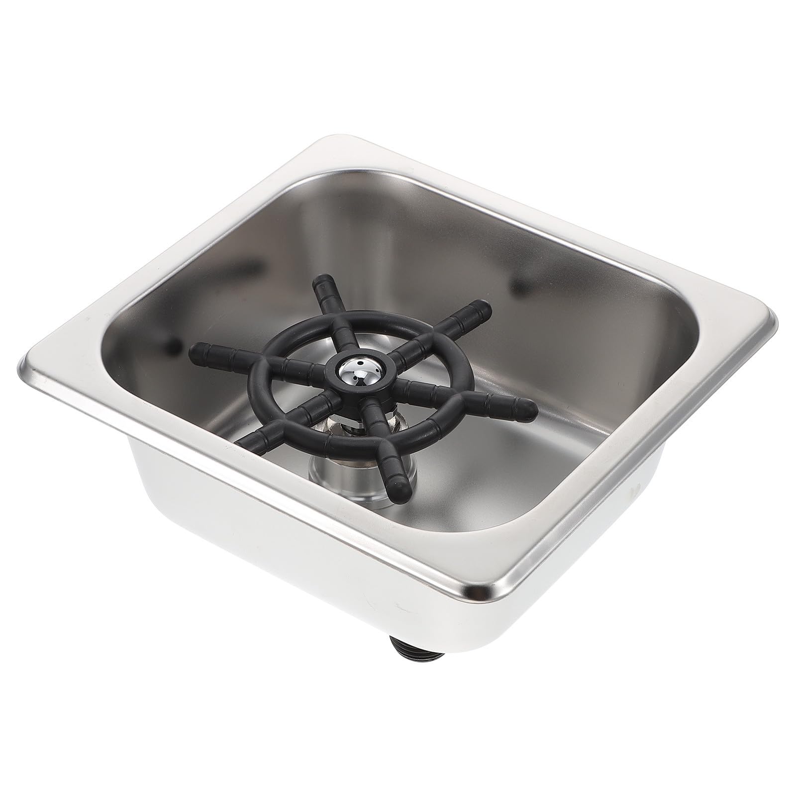 Lavabicchieri in Acciaio Inox 304 ad Alta Pressione Lavabottiglie Automatico per Bar e Cucina Risciacquo Rapido Bicchieri di Vetro Tubo Integrato Pulizia Pratica e