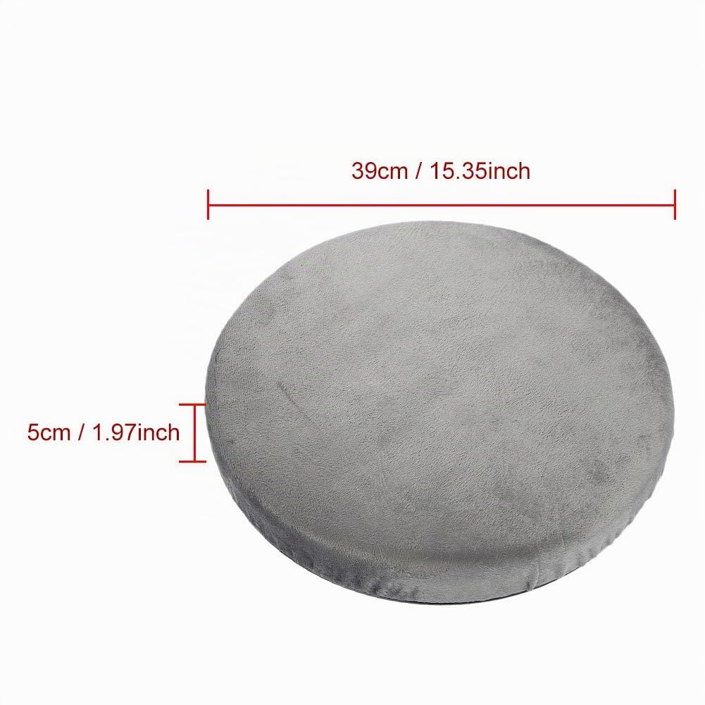 Greensen - Cuscino girevole ortopedico per sedile auto, piccolo 39 cm, cuscino girevole per anziani, cuscino per auto, divano, poltrona, sedia, antiscivolo, resistente fino a 70 kg