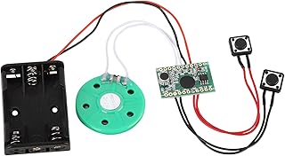 Módulo de Som Gravável Cartões de Música Mecanismo de Aniversário Módulo de Cartão de Felicitações DIY 30S Módulo de Som de Voz Gravável Saudação de Voz para Presentes de Natal