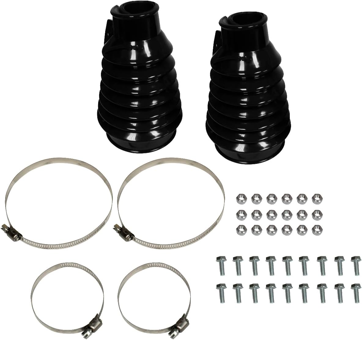EMPI 00-9984-0 VW Bug, Beetle, Baja, Buggy, Type 1 Deluxe Swing Axle Boot, Black, Pair