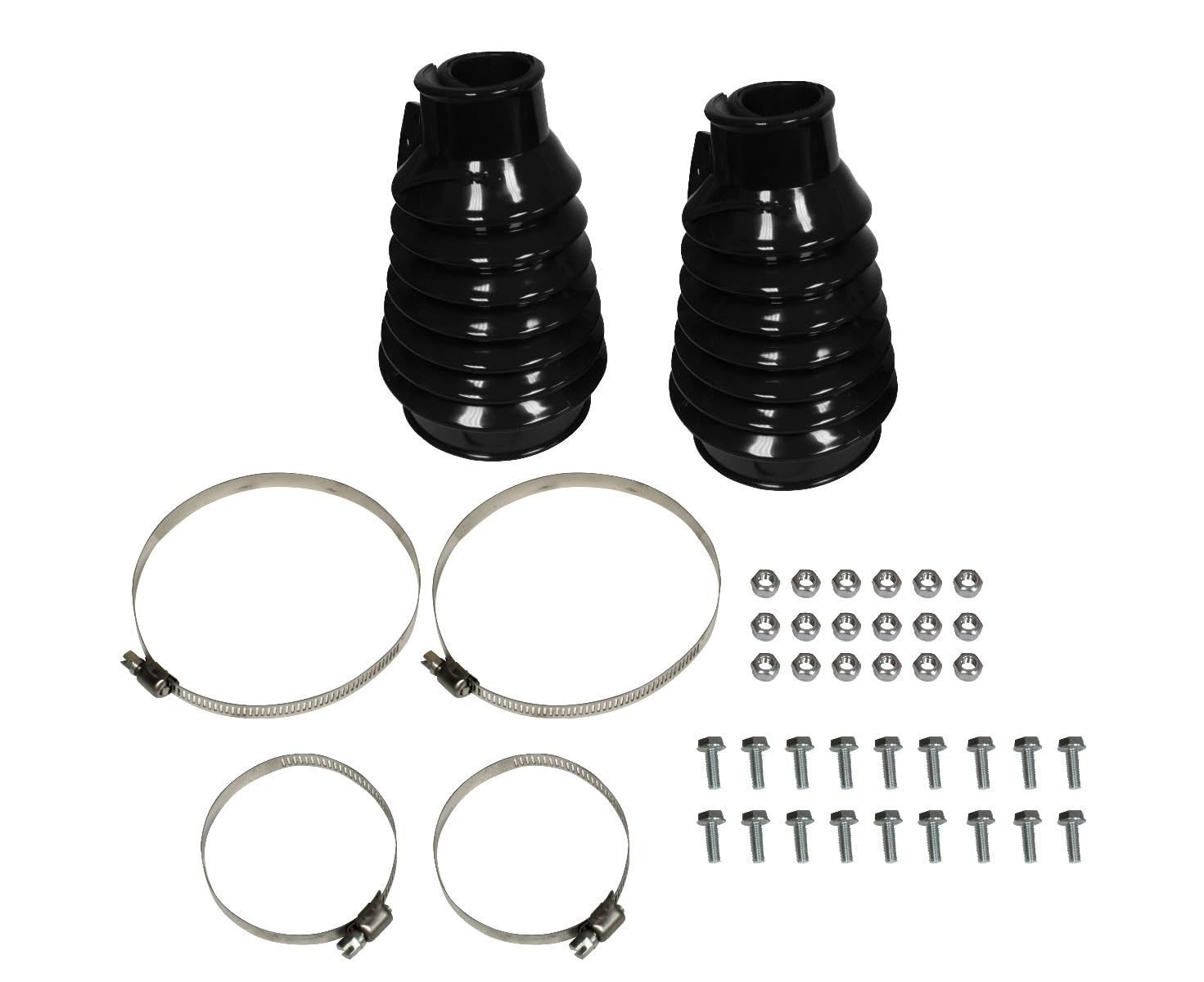 EMPI 00-9984-0 VW Bug, Beetle, Baja, Buggy, Type 1 Deluxe Swing Axle Boot, Black, Pair