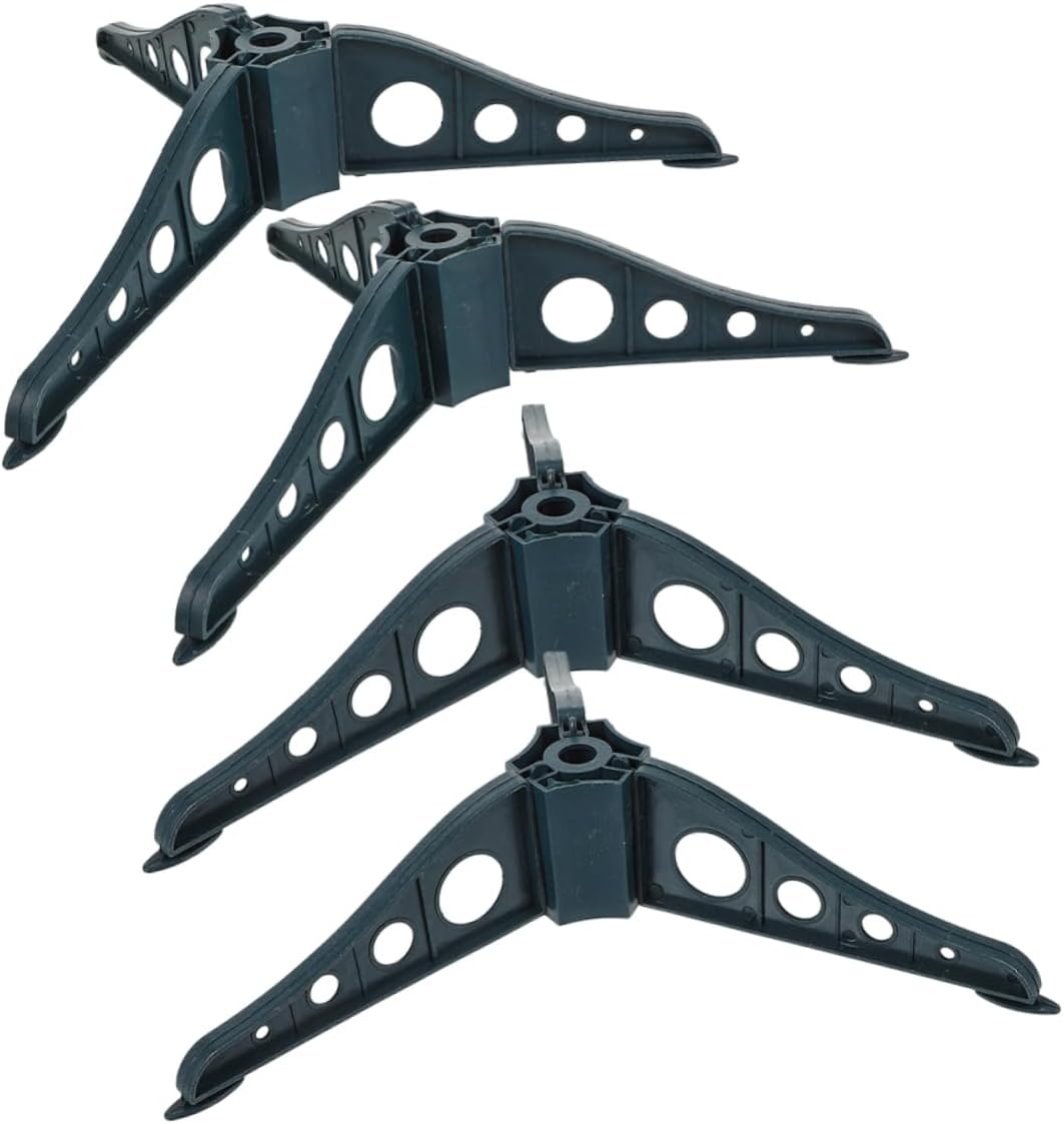 4pcs Christmas Tree Base Holder Sturdy Christmas Tree Stand for Easy to Assemble Material for Holiday Decorations