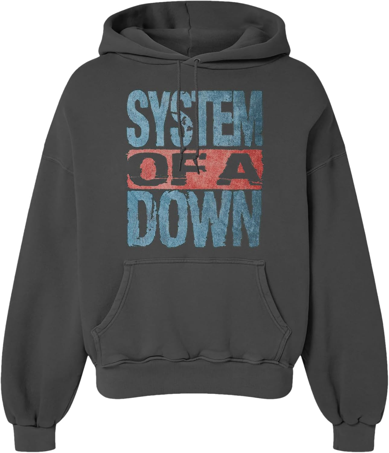 System of a Down Unisex Adult System of a Down Stacked Logo Hoodie