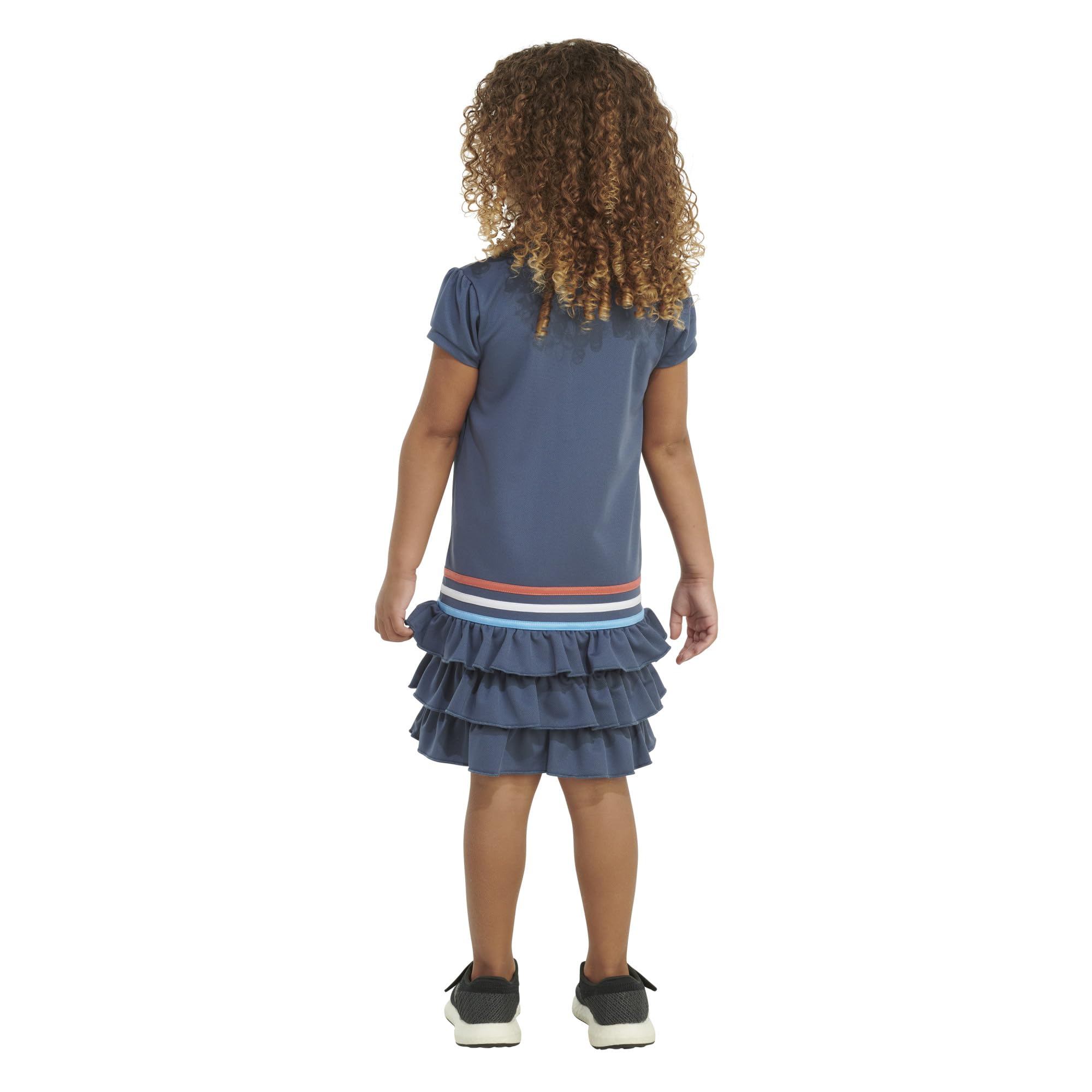 adidas Mädchen Short Sleeve Active Polo Ruffle Dress Tenniskleid