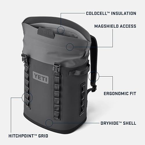 Miniatura 2 de YETI Hopper Serie M - Hielera tipo mochila con laterales blandos y acceso MagShield
