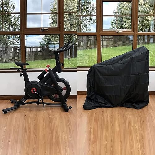 PGFDXDBNM Exercise Bike Cover for ProForm Tour de France (TDF) Series 2011-2015, Water-Resistant Indoor Bike Cover for Stationary, Spin, Upright & Recumbent Bikes with Drawstring Hem