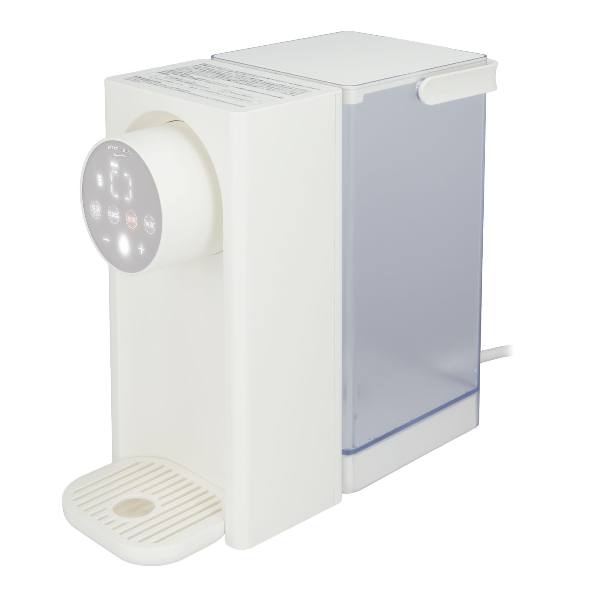 Amazon | グリーンハウス 瞬間湯沸かしウォーターサーバー 約1秒でお湯