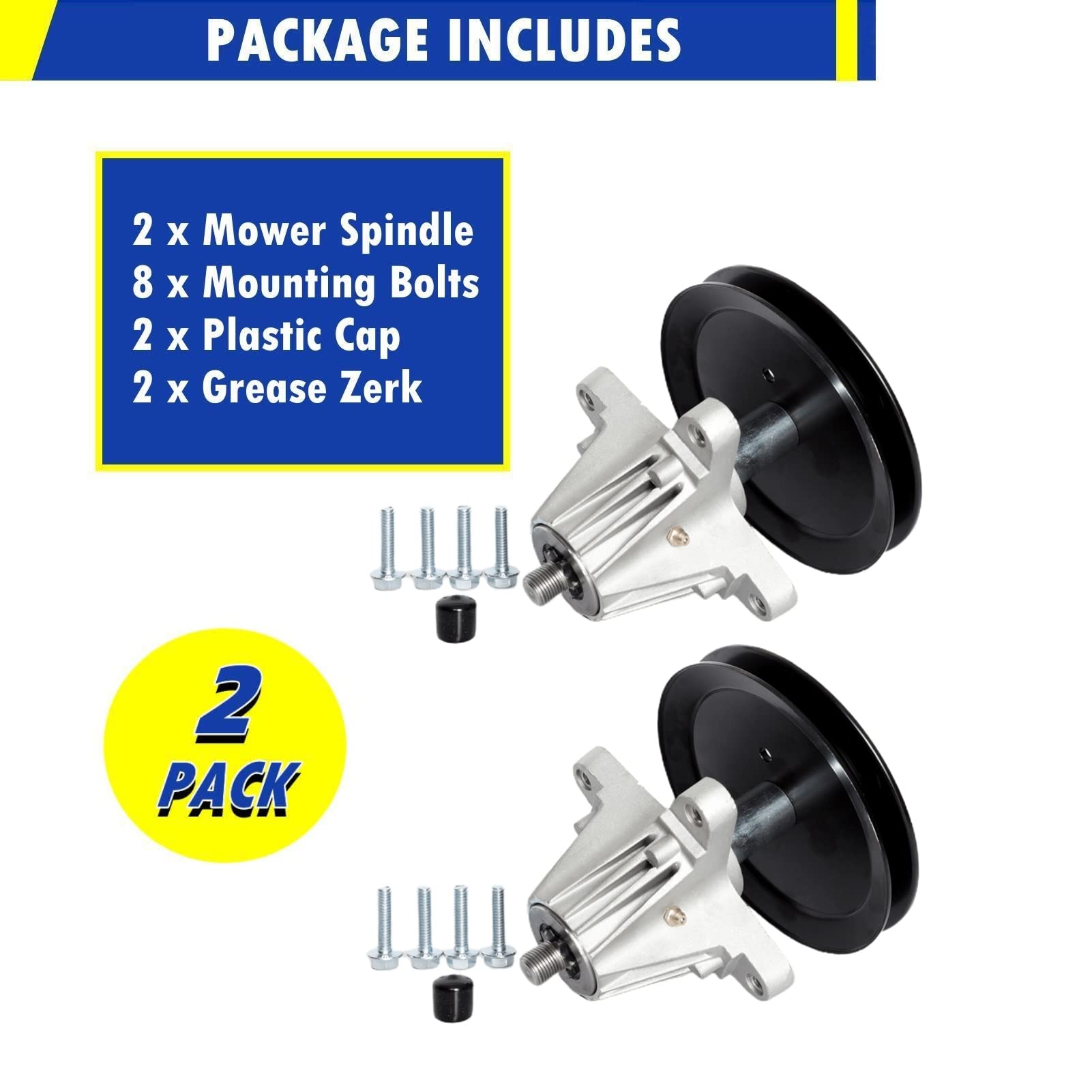 BOQNZN Riemenscheiben & Spannrollen-Set Für Toro & Exmark Rasenmäher – Robust, Mit Ersatzlager & Staubdicht