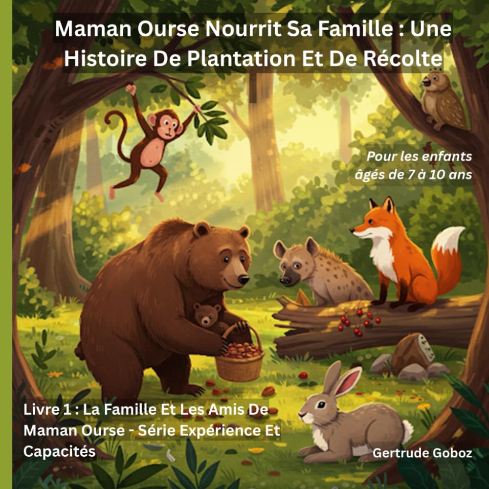 Maman Ours Nourrit Sa Famille Une Histoire de Plantation et de Récolte