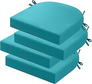 idee-home Outdoor Chair Cushions Set of 4, Thick 19