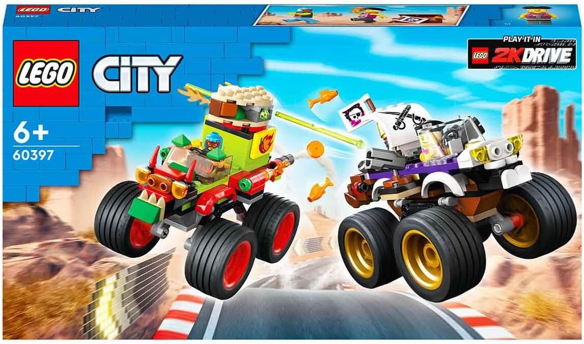 Lego 60397 Monster Truck Race, 301 Pieces, Age 6+