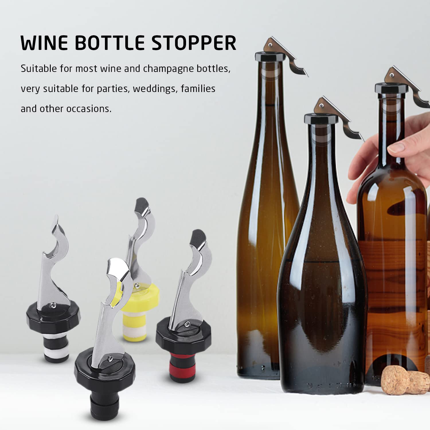 Tappi per Bottiglie di Vino, Birra, Olio e Distillati