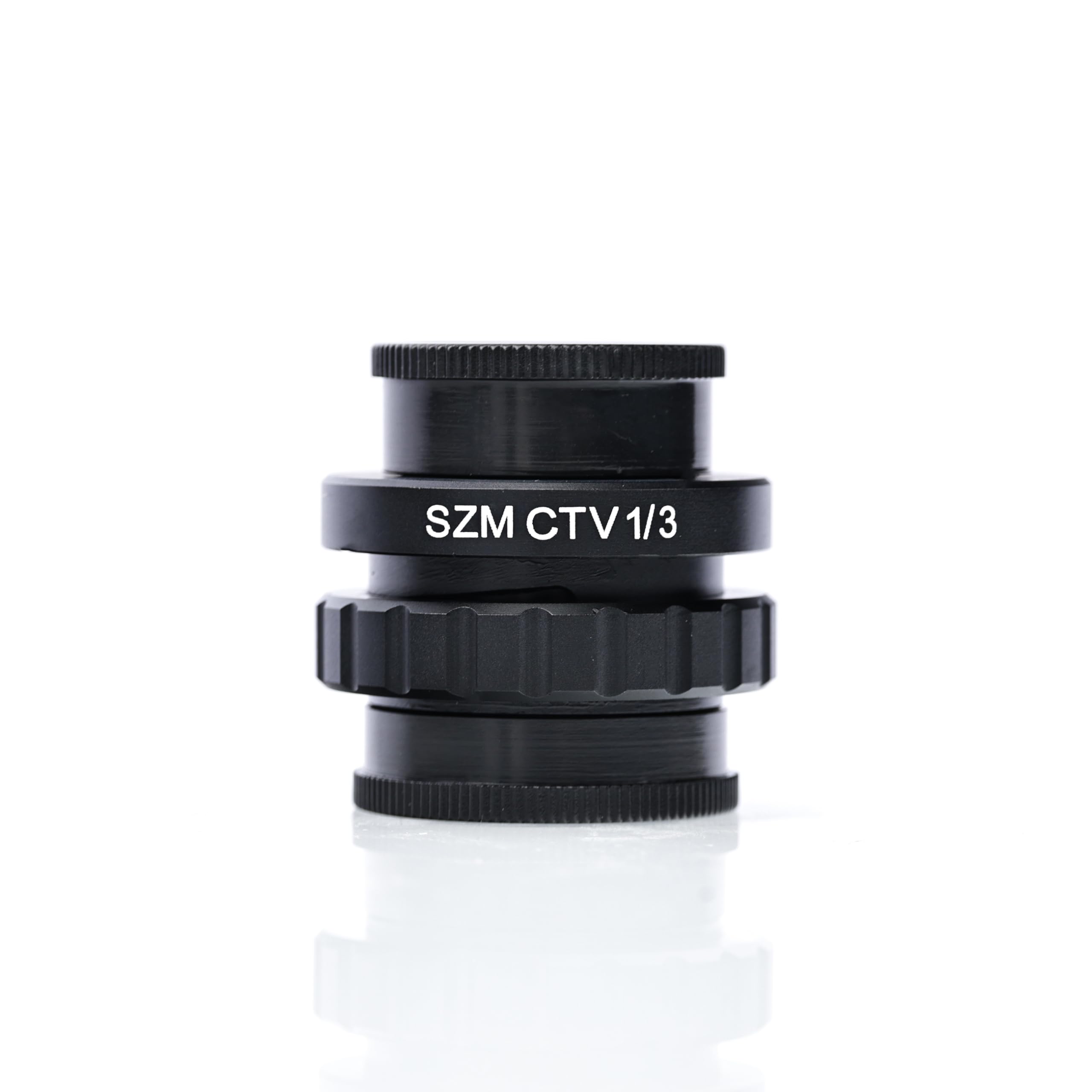 Rosfix Adattatore 1/3CTV per Microscopio Trinoculare – Obiettivo 0,3x, Montaggio 27,7mm/25mm C-Mount | Visione Ampia e Nitida | Accessorio per Microscopio Stereoscopico
