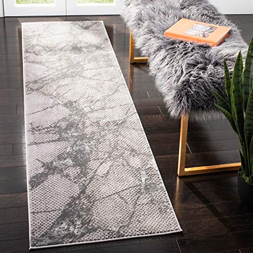 Tapete decorativo Safavieh Lurex 9'x12' gris y negro miniatura 5