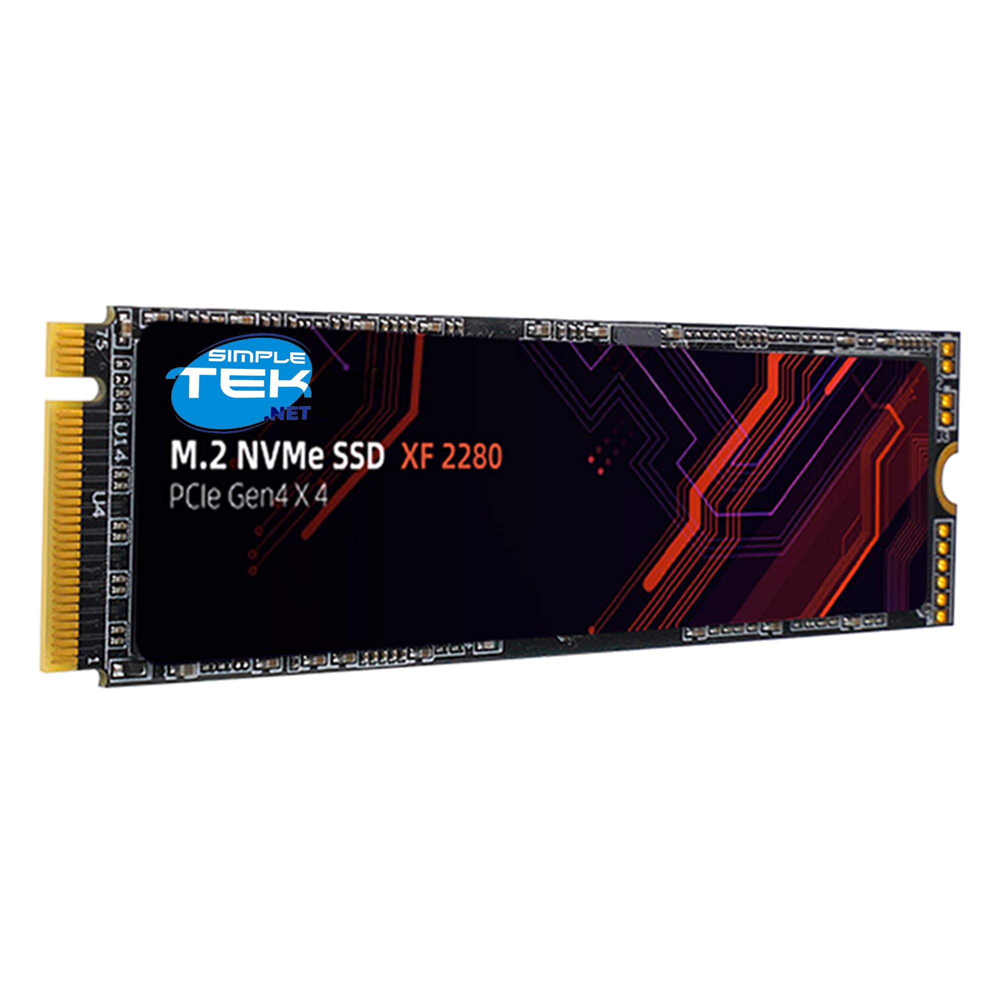 SIMPLETEK - SSD - Disco de estado sólido M.2 NVMe PCIe Gen 4x4 de 256 GB - Formato 2280, de alta velocidad para portátiles, ordenadores de sobremesa y consolas