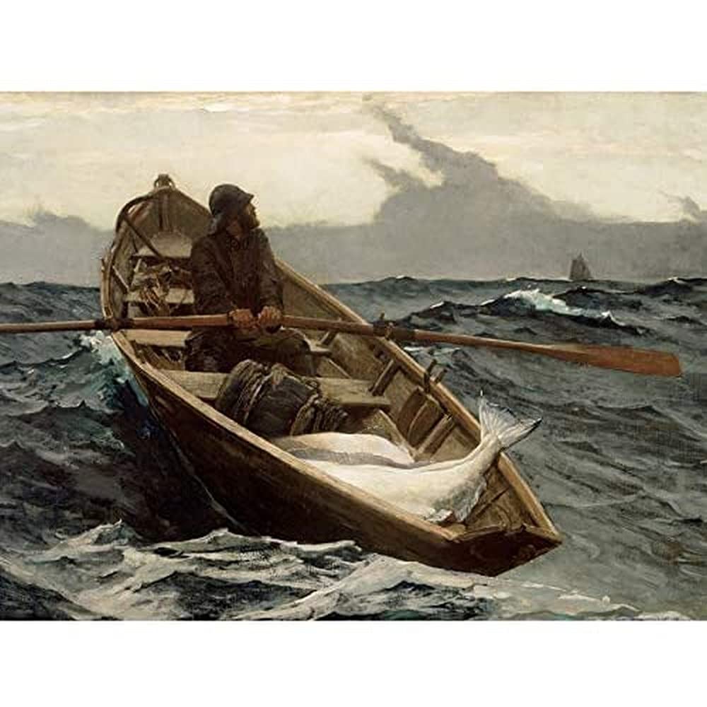 Winslow Homer Fog Warning Painting Unframed Wall Art Print Poster Home Decor Premium