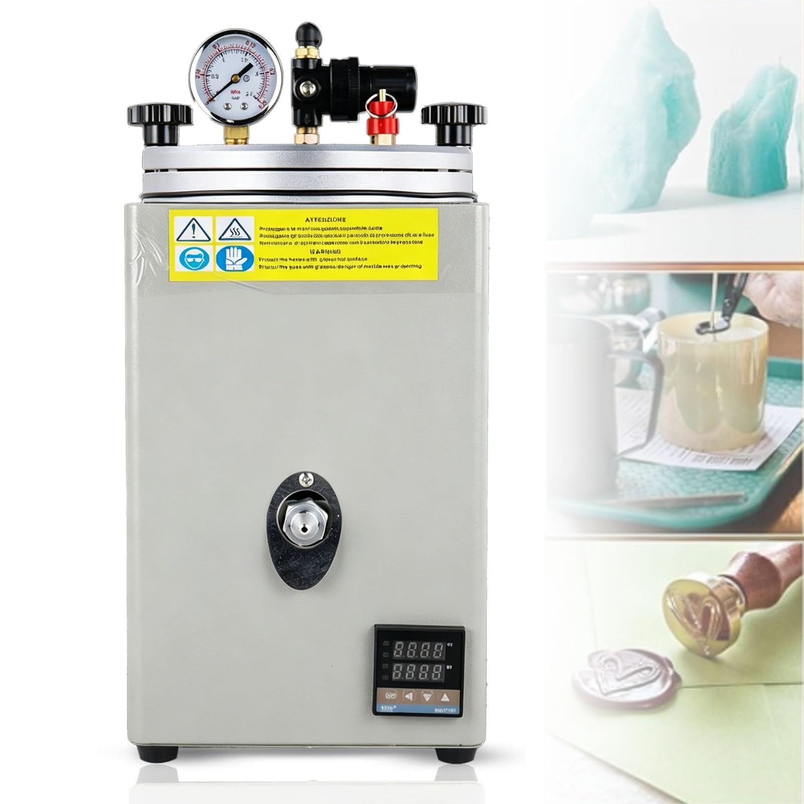 Inyector de cera para joyería y manualidades con calentamiento uniforme hasta 100 °C