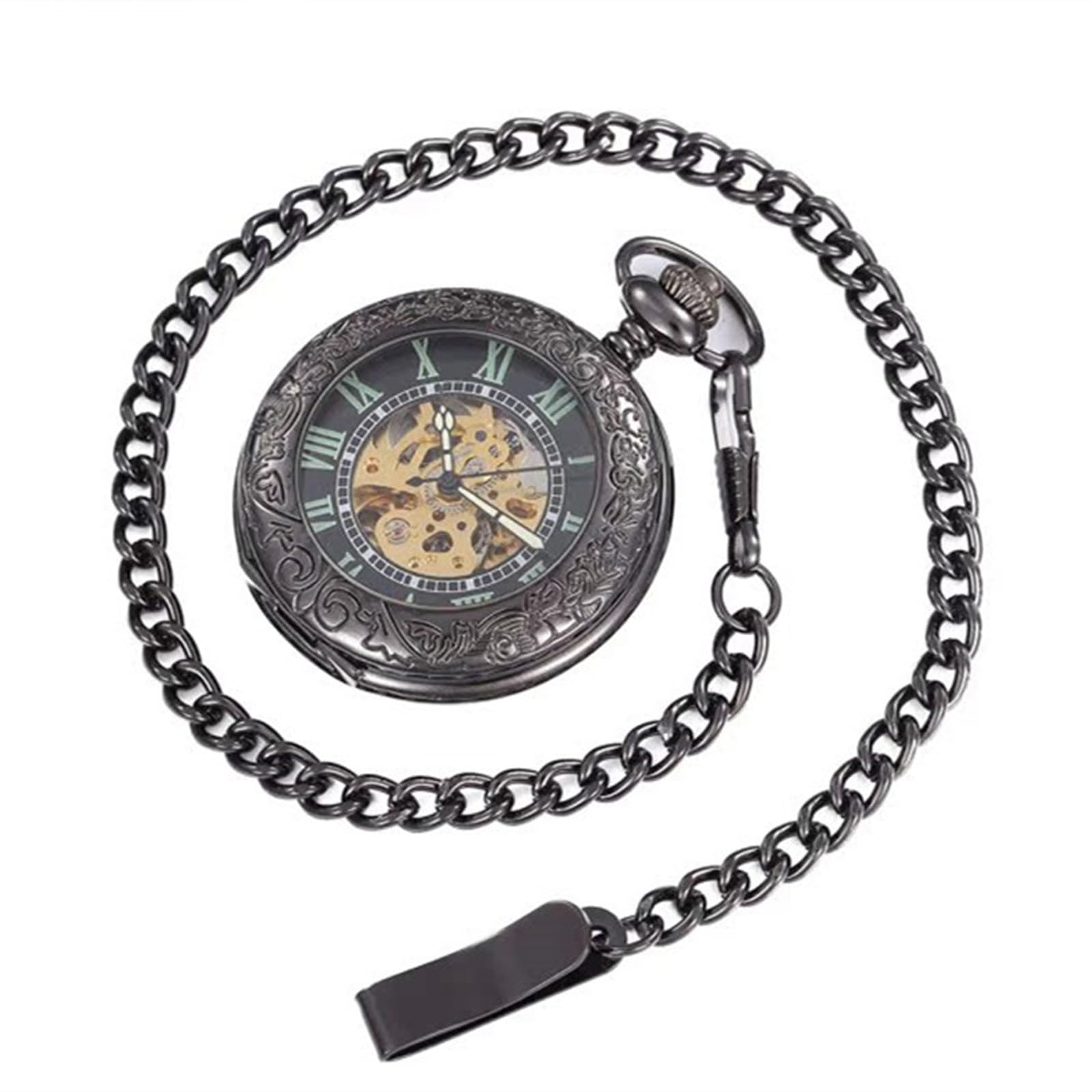 Reloj de bolsillo mecánico duradero contra obsolescencia digital 7