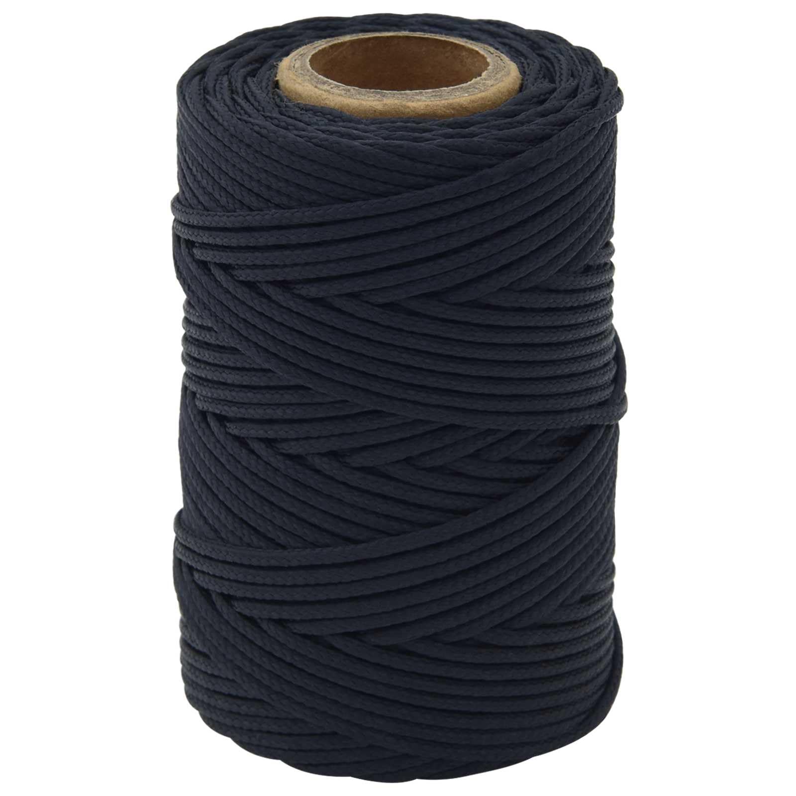 Cuerda de poliéster azul real de 50 m de largo, resistente a la intemperie y a los rayos UV, para vela, camping, jardín, taller, atar y asegurar al aire libre y uso en barcos