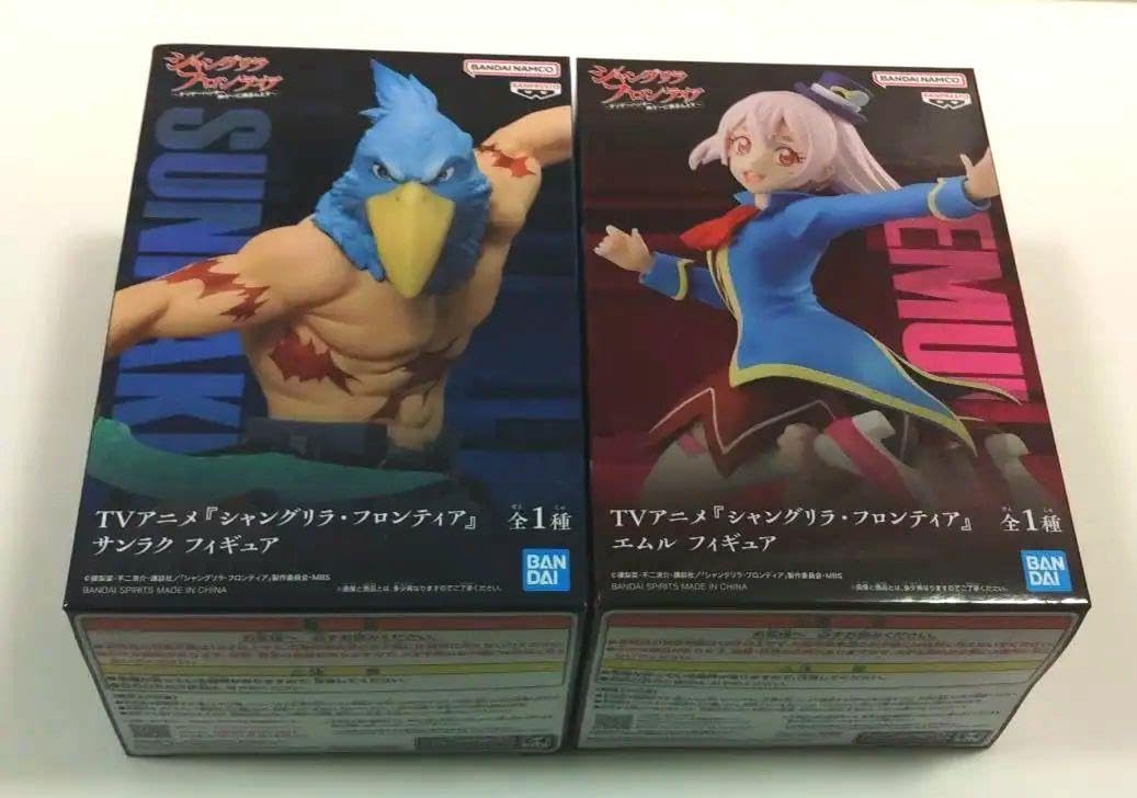 Amazon | シャングリラフロンティア フィギュア サンラク+エムル 3体 