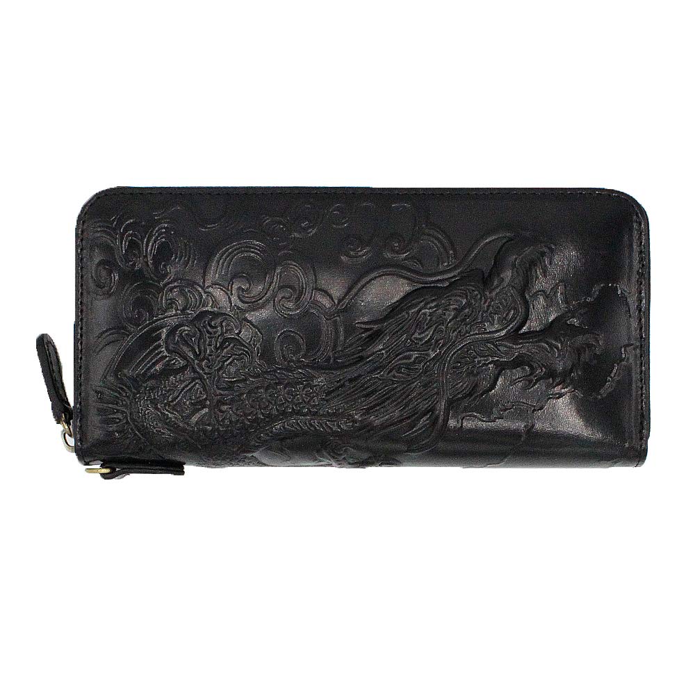 Amazon | [サント オム] 【関帝】ドラゴン 龍 ラウンド 長財布