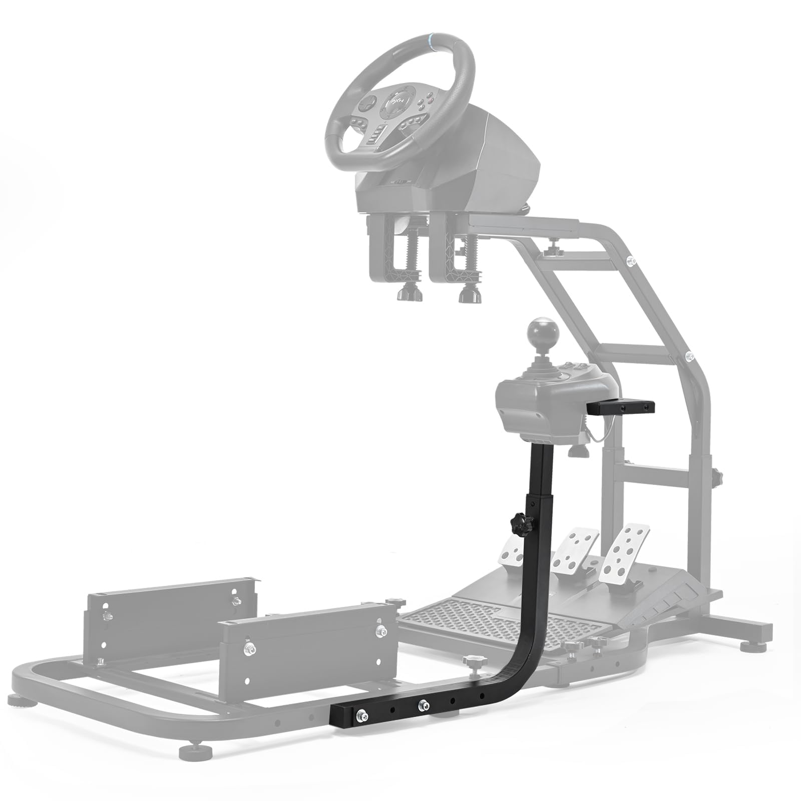 Dardoo Universal Shifter Mount Plattform für Rennsimulator - einstellbare Höhe, Passend für Logitech, für Thrustmaster nur für unsere Cockpits der Square Tube Serie