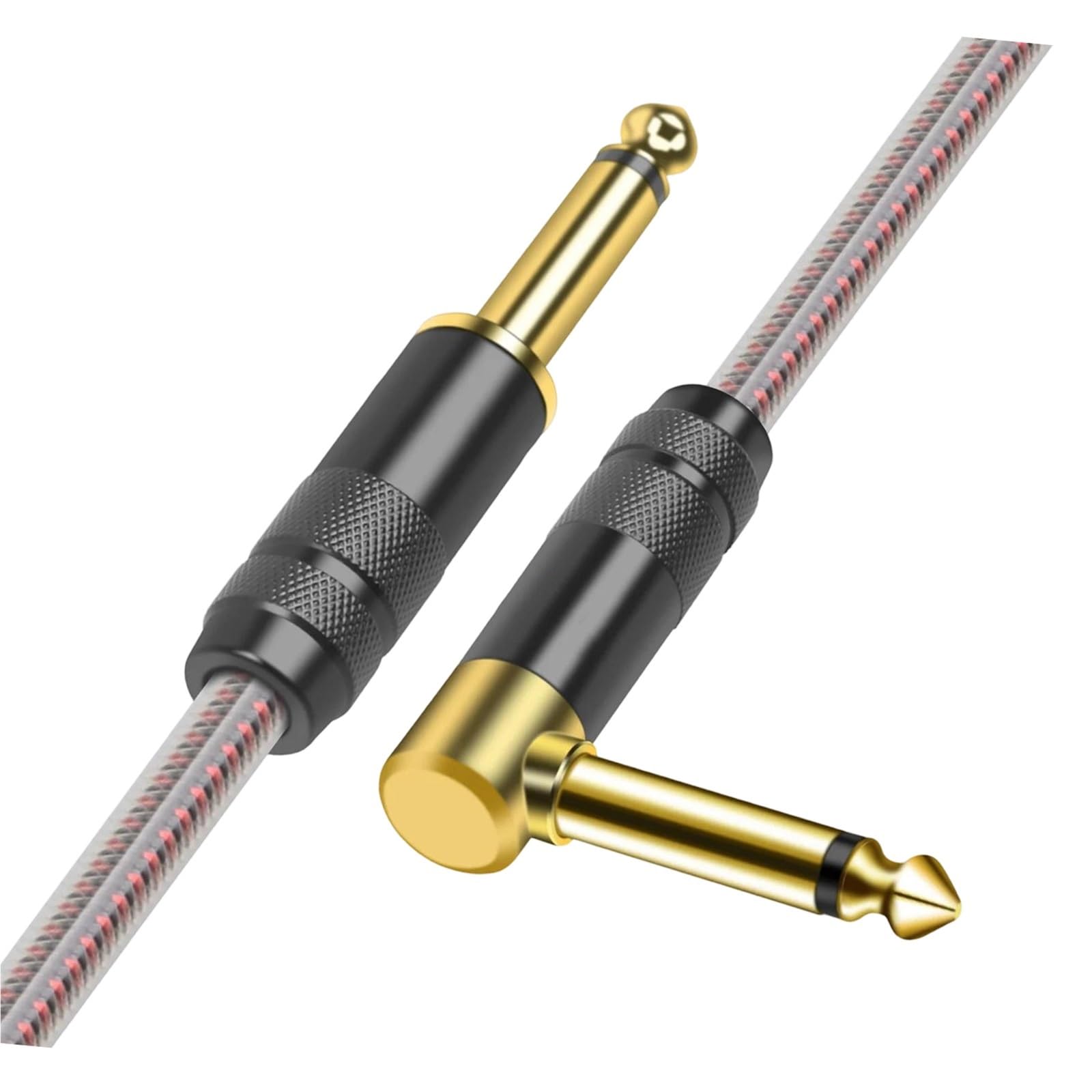 Początkujący Kabel Do Gitary Kabel 6,35 Mm 1/4 Cala Instrument Kątowy Profesjonalny Przewód Gitary Elektrycznej Do Wzmacniacza