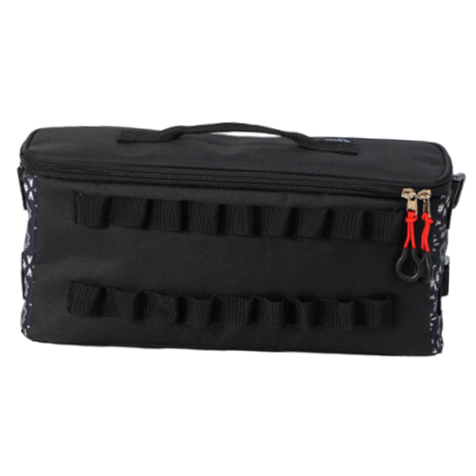 Camping IGT Tisch Seiten Aufbewahrungstasche Multifunktionale Seitentasche Hängendes Organizer Wasserdicht Oxford Stoff mit Griff für Camping Reise Fr