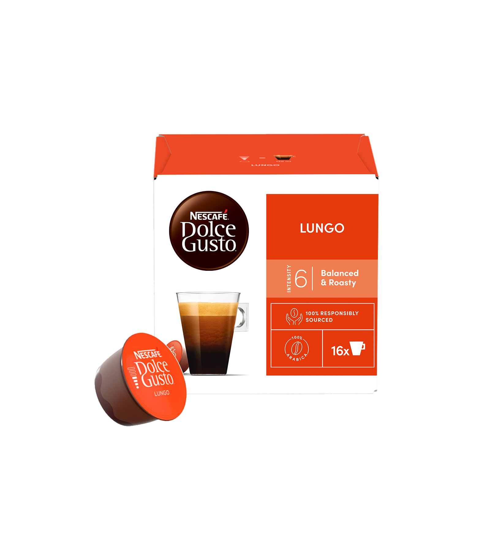 Nescafe Dolce Gusto Lungo 16 Kapsül 89.6 Gr : Amazon.com.tr