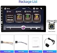 Vista 6 de [Actualización] Radio estéreo de pantalla táctil para automóvil de 9 pulgadas con Apple Carplay con cable, Bluetooth, Android Auto, MirrorLink