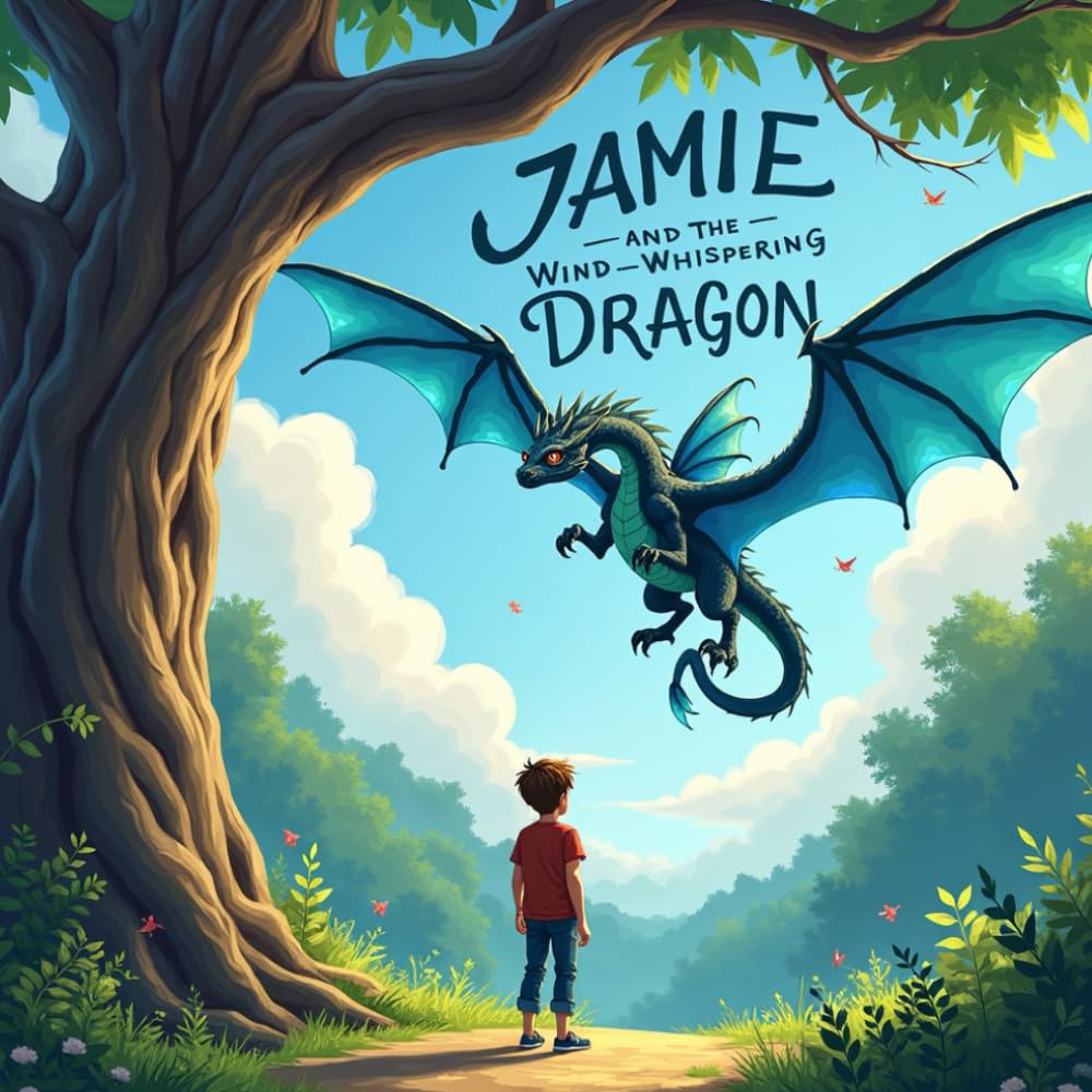Jamie and the wind whispering dragon: A gentle tale of courage, friendship, and the magic that begins with a whisper.