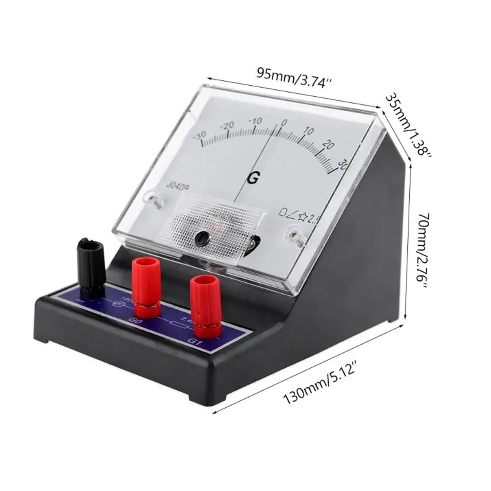 30-0-30 Galvanometer-Stromsensor, empfindliches Amperemeter, elektrischer Stromdetektor, analoge Anzeige