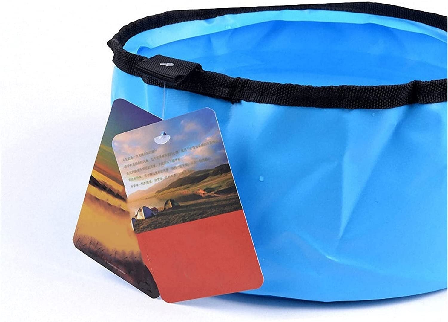 Récipient de stockage d'eau pliable – Seau portable ultra léger de 5 L pour randonnée, camping, lavabo, design pliable pour un transport et un rangement faciles