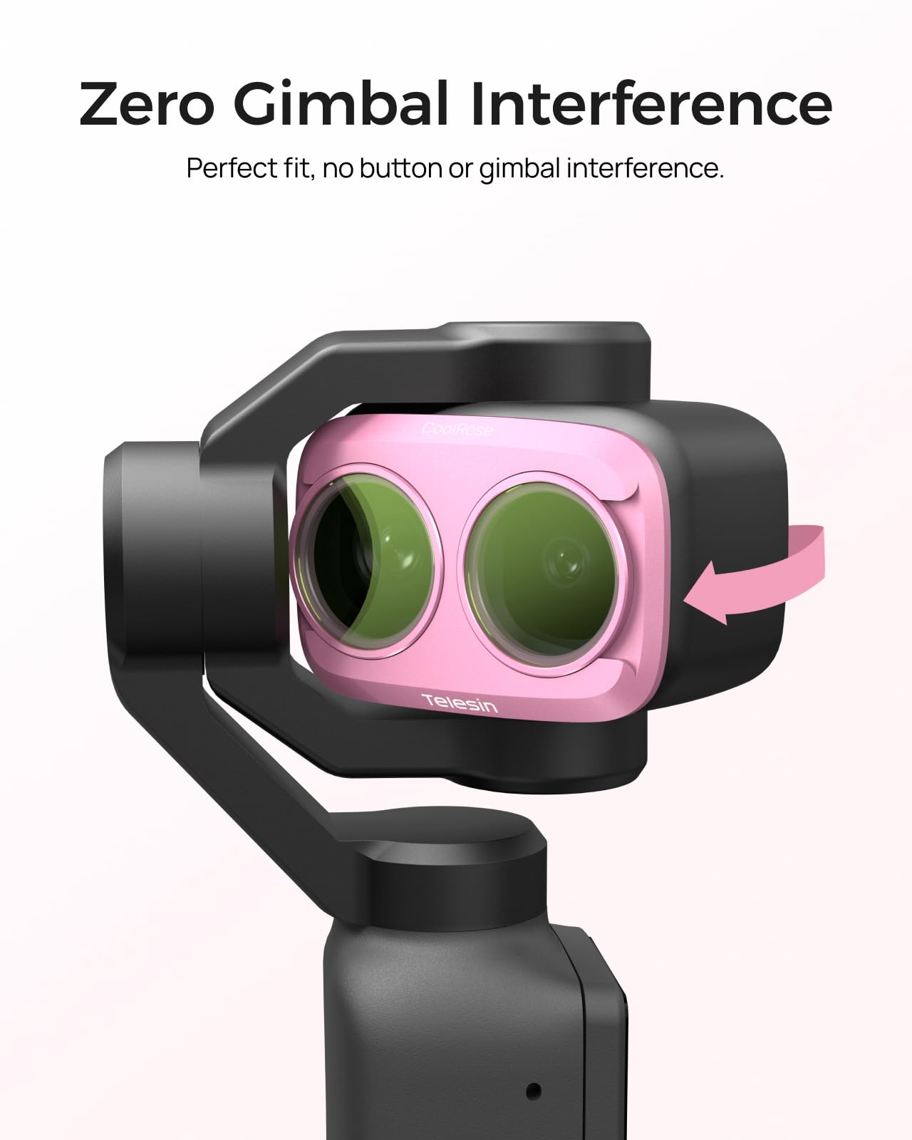 TELESIN Zestaw filtrów CPL + VND8-32 + Cool Rose do DJI Osmo Pocket 4P
