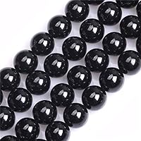 Vista 60 de GEM-Inside - Cuentas sueltas de ágata india natural de 0.157 pulgadas (0.157 in) con cuentas redondas de cristal energético para hacer joyas, 15