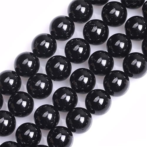 Miniatura 60 de GEM-Inside - Cuentas sueltas de ágata india natural de 0.157 pulgadas (0.157 in) con cuentas redondas de cristal energético para hacer joyas, 15