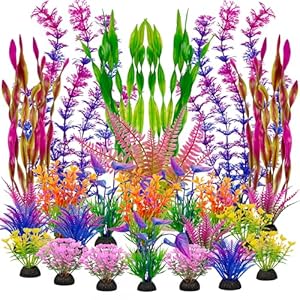 Ameliade 25 Stück Aquariumpflanzen Dekoration Plants-G2