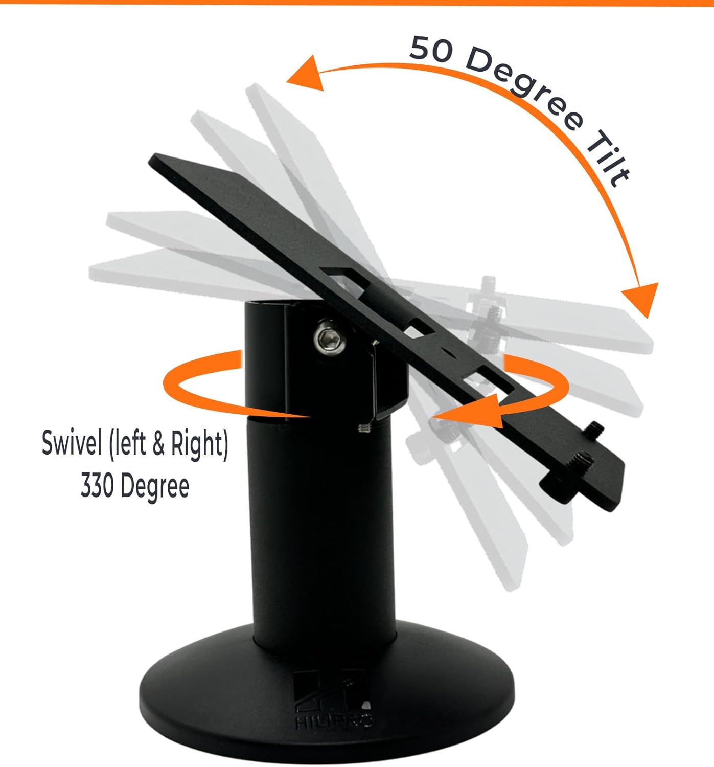 Swivel Metal Point of Sale Stand for Pax PX7, PX5, Aries 8 and Aries 6 - Swivel and Tilts - Complete Kit - Sturdy & Durable POS kit