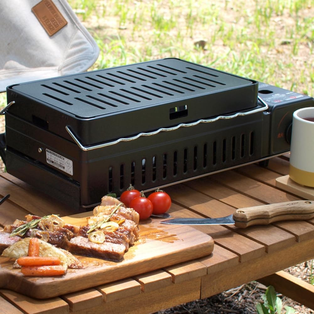 イワタニ　炉ばた焼器炙りやⅡ　グリルプレート6mm付 teppan-hiroba_iw45-04
