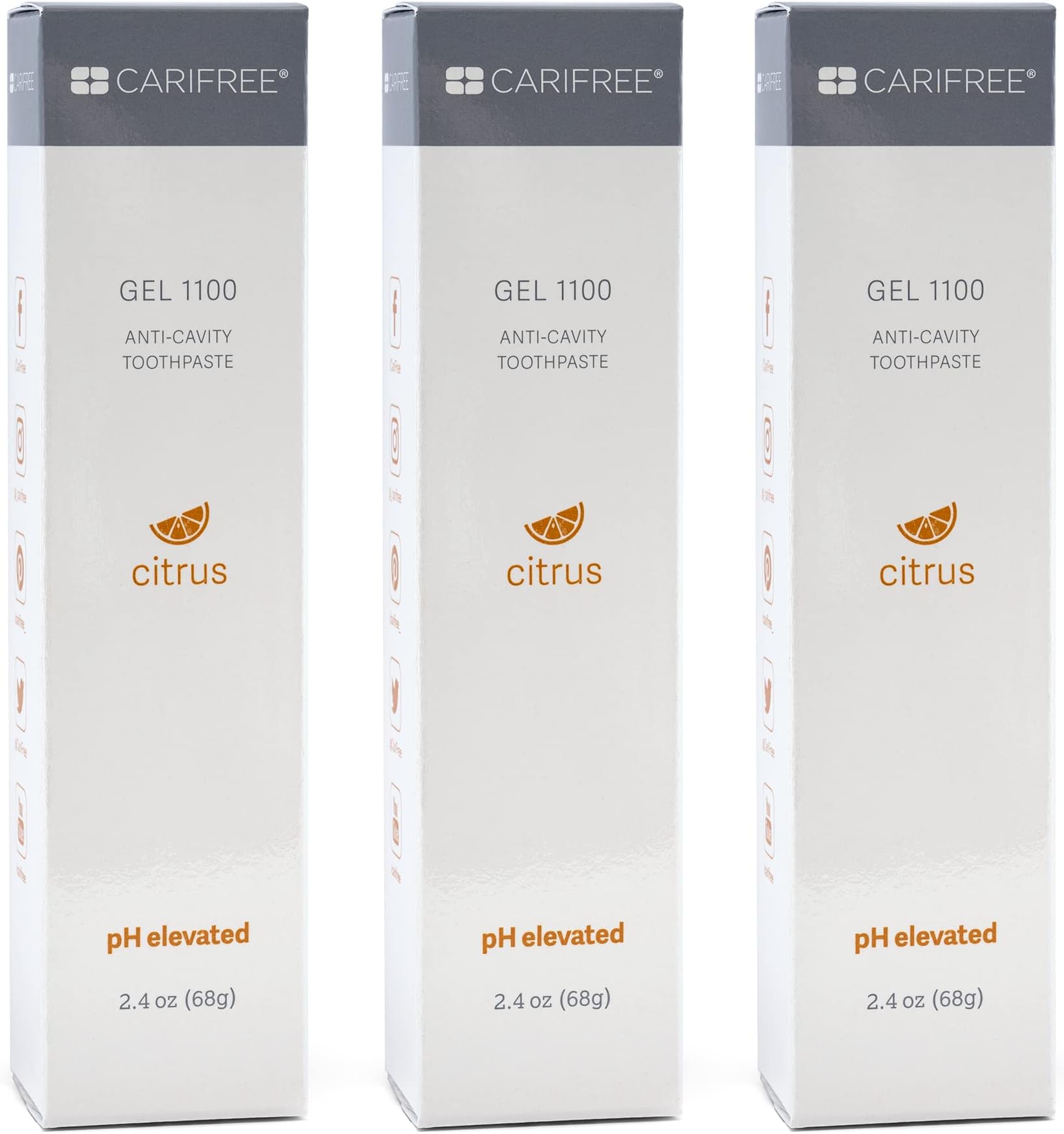 CariFree CTx4 Gel 1100, 3-Pack (Citrus)