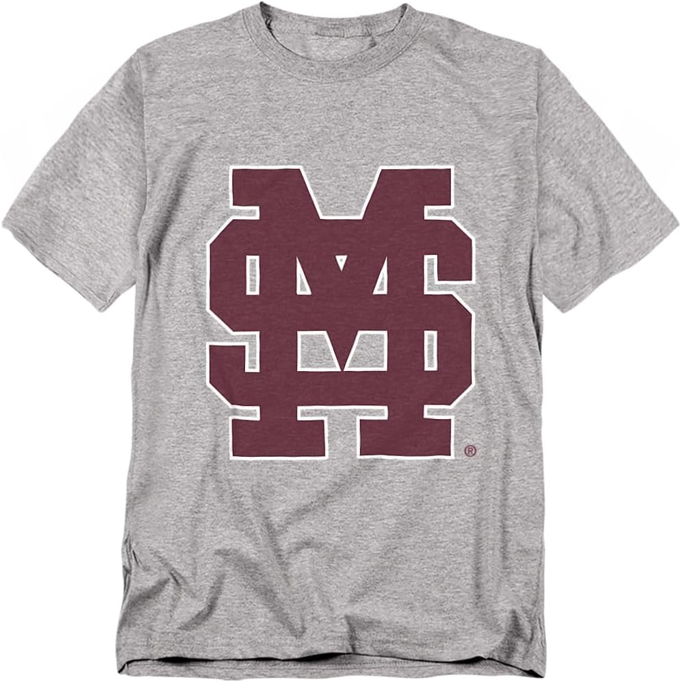 Mississippi State University Official Baseball Logo Unisex Adult T Shirt