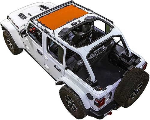 Vista 20 de SPIDERWEBSHADE Parasol de media parte original JL de 4 puertas (2018-2026) Compatible con Jeep Wrangler JL de 2 puertas o JLU Rubicon Sahara